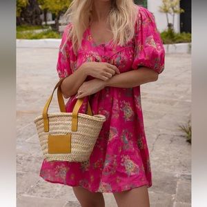 SPELL & THE GYPSY COLLECTIVE// Solstice Linen Tunic Dress- Rose